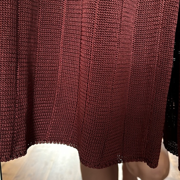 Calle de Mar / High waisted crochet-knit wide leg pants / small - Picture 5 of 8